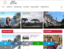 Tablet Screenshot of irene-travelogue.com